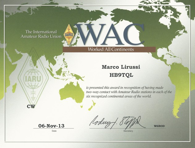 WAC in CW