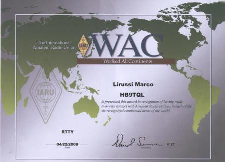 WAC in RTTY WAC in RTTY